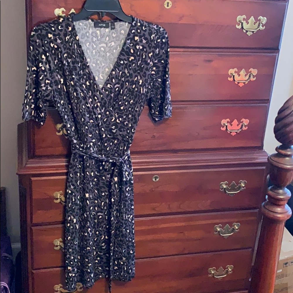 Leopard print dress